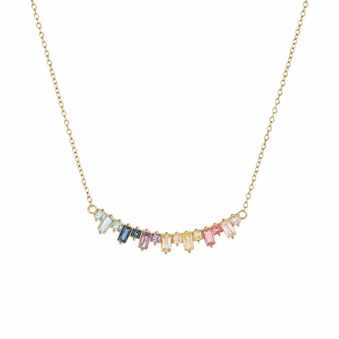 multi-color cz necklace curved (1)